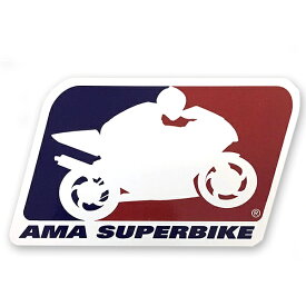 【ステッカー シール】AMA SUPER BIKE スーパーバイク デカール 約6cm×約10cm 【バイク スポーツ レース ビニール 雑貨 アメリカ 小物 サイン】
