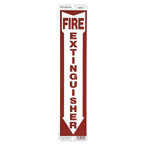 【再入荷】【アメリカ製】 Hillman sign Center FIRE EXTINGUISHER(消火器) アルミ看板【インテリア ショップ】 ◇ クリスマス プレゼント