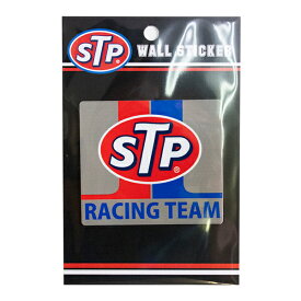 ステッカー STP ロゴ RACING TEAM 約7cm×約8cm ■ シール デカール カー オイル 雑貨 小物 自動車