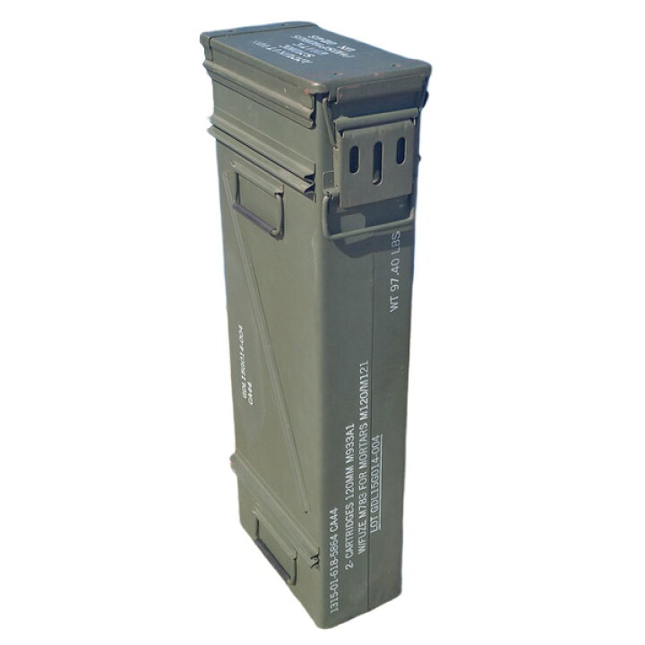 楽天市場】【実物・美品】アメリカ軍 M120迫撃砲用 120mmアモカン 