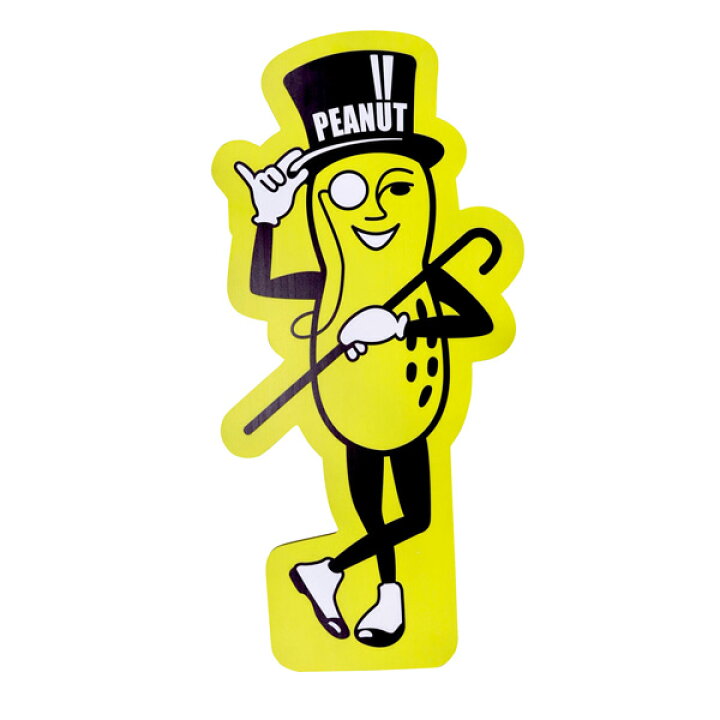 楽天市場】木製看板 PEANUT ミスターピーナッツ 縦80cm×横38.2cm □ Mr 