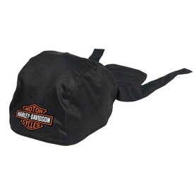 ハーレーダビッドソン バー&シールド ヘッドラップ ■ Harley-Davidson 帽子 キャップ ロゴ マーク ブラック バイク メンズ