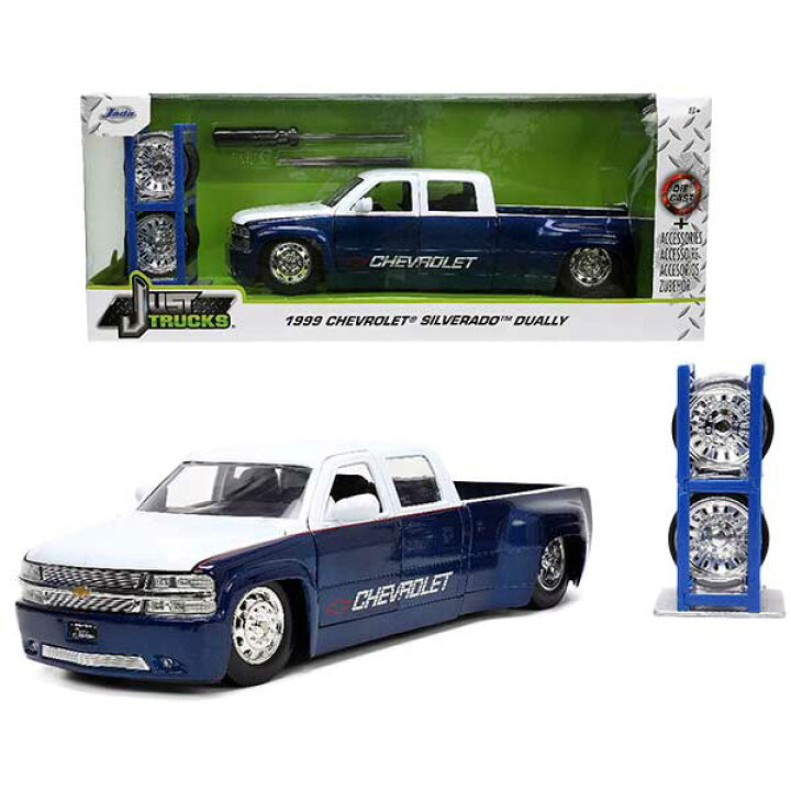 楽天市場】JADATOYS ミニカー 1999 CHEVROLET SILVERRADO DUALLY JUST 