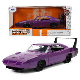 JADATOYS ミニカー 1969 DODGE CHARGER DAYTONA パープル 1:24スケール ■ ダッジ チャージャー デイトナ 車 カー おもちゃ トイ コレクション