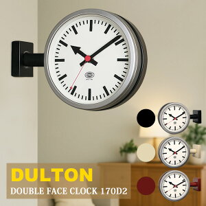 DULTON _g DOUBLE FACE CLOCK 170D2 ʎv AiOǊ|v YR-0643 S3F }bgubN/}bgAC{[/}bgubN _utFCX NbN   킢 AiO