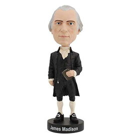 【ロイヤルボブルズ (Royal Bobbles)】ジェームズ・マディソン (James Madison) アメリカ大統領 ボビングヘッド【首振り人形・フィギュア】【インテリア・雑貨】
