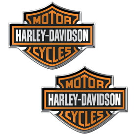 【インテリア・雑貨】ハーレーダビットソン バー&シールドロゴ エンブレムデカール【Harley-Davidson】【自動車・カー用品】【ステッカー】