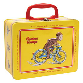 【ブリキボックス】おさるのジョージ(Curious George) 缶製ボックス（ランチボックス）