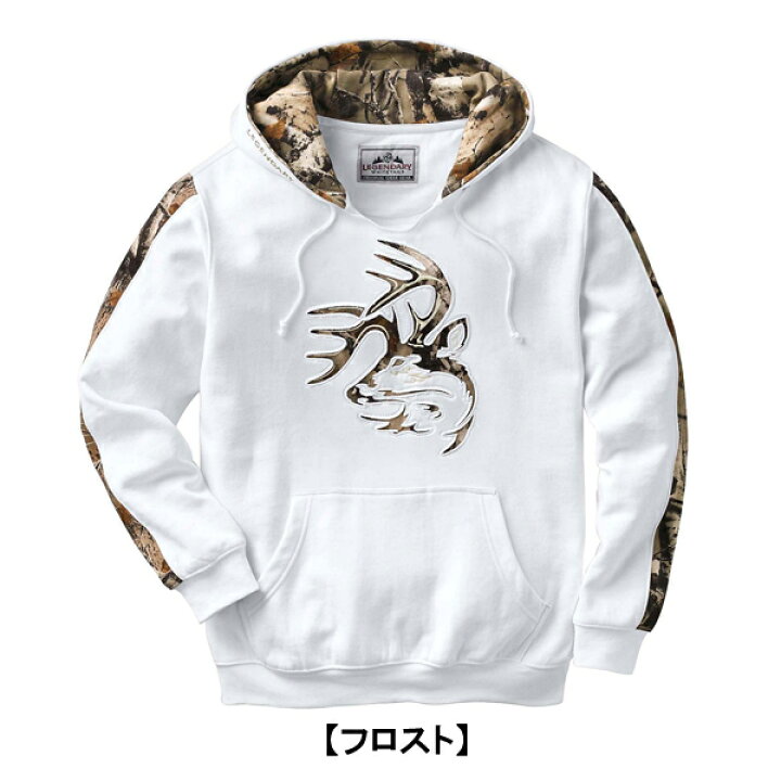 楽天市場 Legendary Whitetails レジェンダリーホワイトテイルズ メンズ リアルツリーカモ フード付きパーカー Outfitter Hoodie Mサイズ Lサイズ 防寒 寒さ対策 アパレル 冬 Mancave マンケイブ