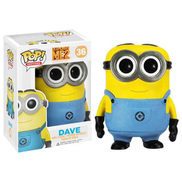 楽天市場】【Funko】 ファンコ ミニオンズ デイヴ ポップフィギュア36 