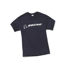 【ボーイング】 【Tシャツ】 BOEING ロゴ 半袖Tシャツ ネイビー Sサイズ Mサイズ 【アパレル プリント】