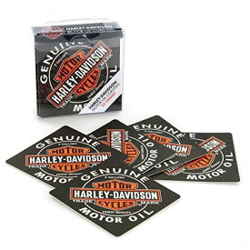 【ハーレーダビッドソン】【コースター】オイル缶ロゴ コースター 25枚セット【Harley-Davidson 紙製 雑貨 おしゃれ バイク】