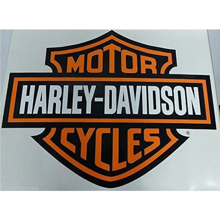 【ハーレーダビッドソン】【ステッカー】バー＆シールド ロゴ ビッグ デカール 75cm×94.5cm【Harley-Davidson 雑貨  シール バイク】 MANCAVE 【マンケイブ】