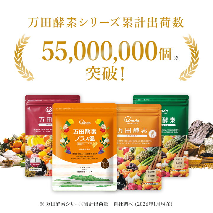 楽天市場】【最大3,000円OFF＆10倍P】【公式】万田酵素 ジンジャー 2袋 