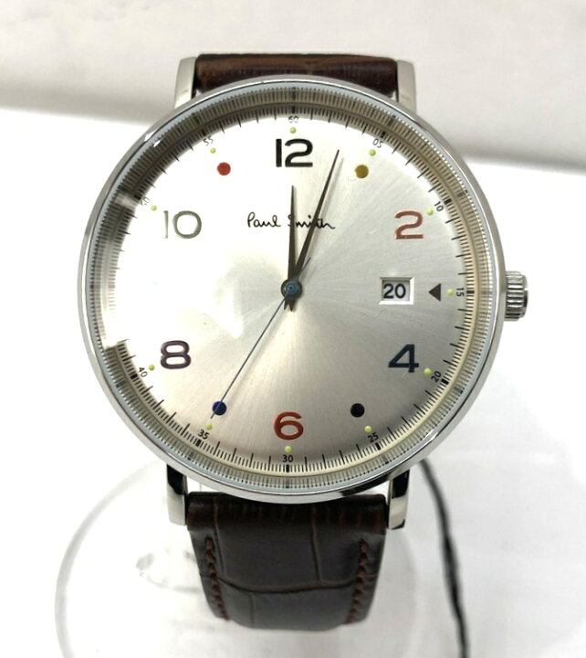 楽天市場 スーパーセール限定 Off 中古 メンズ 付属品あり Paul Smith ポールスミス Gauge Color Watch ビジネス 腕時計 型番 Ps カラー Brown ブラウン 万代net店 万代net店