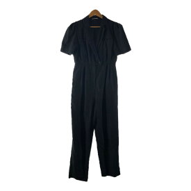 【中古】【レディース】SLY スライ LINEN JUMP SUITS リネン ジャンプスーツ 030CSY33-3110 オールインワン サイズ：2 カラー：ブラック 黒 万代Net店