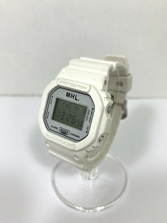 楽天市場 中古 メンズ レディース G Shock Mhl ジーショック エムエイチエル クウォーツ腕時計 Dw 5600vt カラー ホワイト 万代net店 万代net店