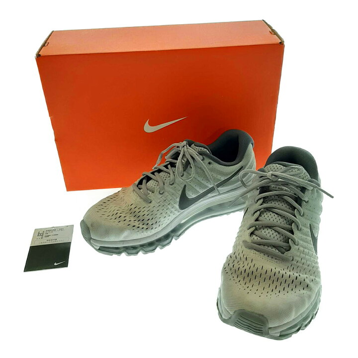 楽天市場 中古 Nike ナイキ Air Max 17 エアマックス 17 101 スニーカー カラー Gray グレー 灰色 サイズ 26 5cm メンズ 靴 万代net店 万代net店