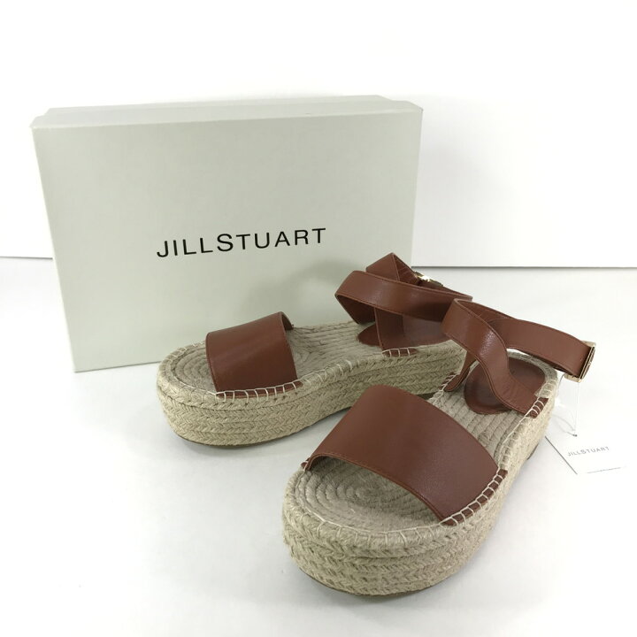 楽天市場 中古 レディース Jillstuart ベッティエスパドリーユ 092 ジルスチュアート ウェッジサンダル サイズ 23cm カラー Brown 万代net店 万代net店
