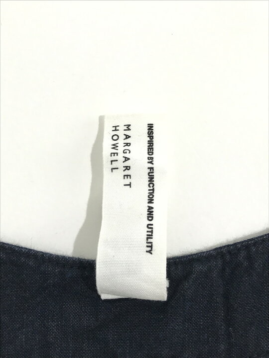 楽天市場 中古 レディース Mhl リネンワンピース 595 Margaret Howell エムエイチエル マーガレットハウエル サイズ 1 カラー Navy 万代net店 万代net店