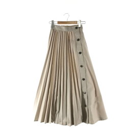 【中古】【レディース】RIENDA DENIM PLEATS MIX SKIRT 110DS631-0160 リエンダ デニムプリーツミックス スカート サイズ：S カラー：BEIGE 万代Net店