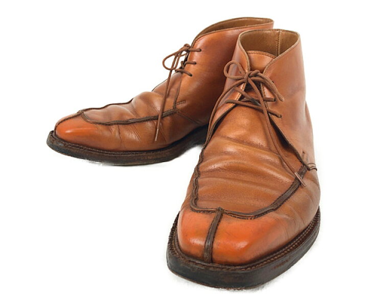 楽天市場 中古 メンズ Crockett Jones Paul Smith クロケットジョーンズ ポールスミス 別注 チャッカブーツ ブーツ レザー カラー Brown ブラウン サイズ 9e 万代net店 万代net店