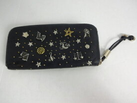 【中古】Jimmy Choo ジミーチュウ 長財布 Filipa zodiac 星座スタッズ 万代Net店