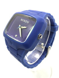 【中古】【メンズ レディース】NIXON ニクソン THE RUBBER PLAYER ラバープレイヤー クオーツ 腕時計 カラー：ブルー×パープル×シルバー 型番：02r3221 万代Net店