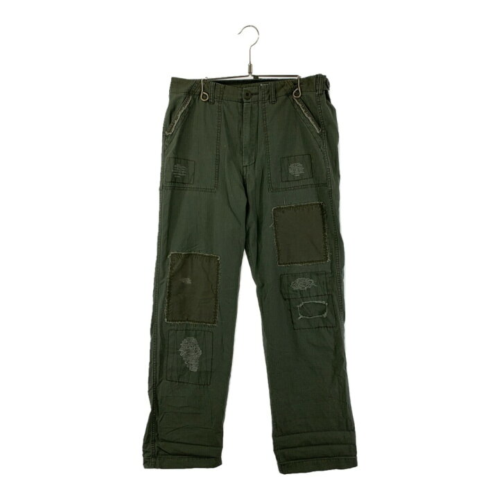 楽天市場 中古 メンズ Oil Co リメイク加工パンツ パンツ ズボン ボトムス カーゴパンツ アメカジ サイズ 30 カラー カーキ 緑 万代net店 万代net店