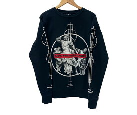 【中古】【メンズ】MARCELO BURLON COUNTY OF MILAN マルセロ・ブロン カウンティ・オブ・ミラン スウェット トップス サイズ：XS カラー：BLACK 万代Net店