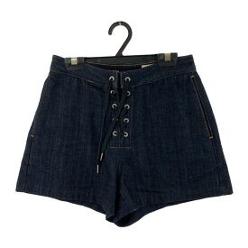 【中古】【レディース】RAG＆BONE ラグ&ボーン 33-17-0084 レースアップデニムショートパンツ パンツ ボトムス ズボン デニム ショートパンツ 古着 サイズ：24 カラー：インディゴ 171-220205-gm-18-fuz 万代Net店