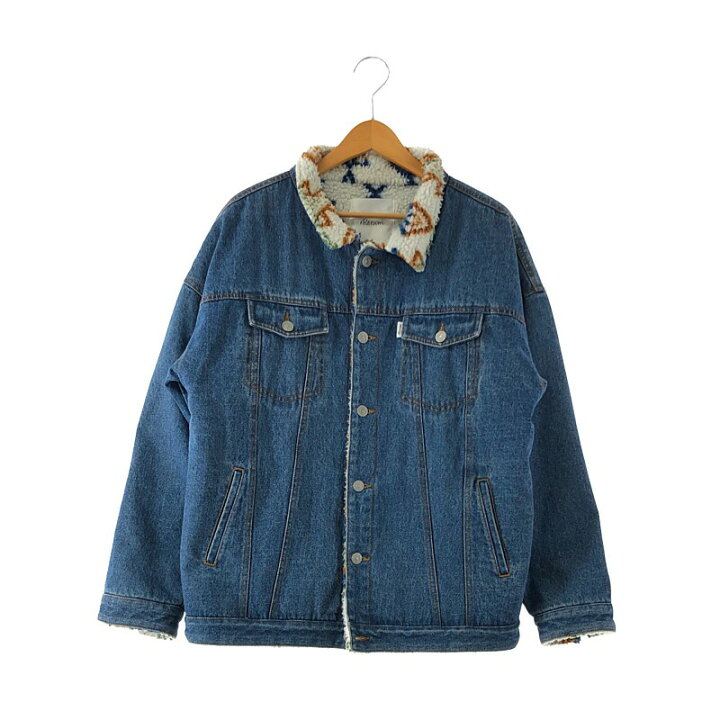 楽天市場】【中古】【メンズ】Re:room NATIVE DENIM BOA BIG JACKET 