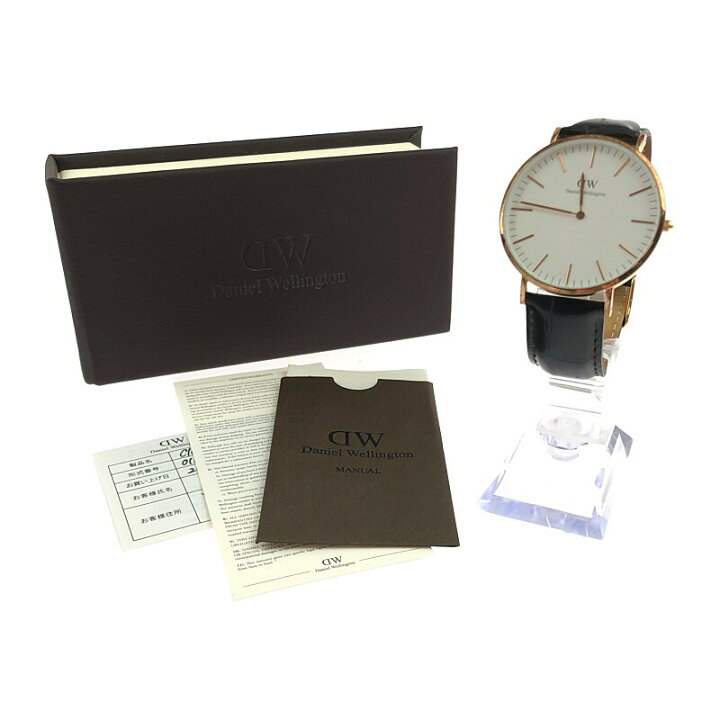楽天市場 スーパーセール限定 30 Off 中古 メンズ Daniel Wellington Classic B40r4 ダニエルウェリントン クラシック クォーツ 腕時計 サイズ ケース径 約40mm 腕回り 最大約19 5cm カラー ゴールド ブラック 万代net店 万代net店