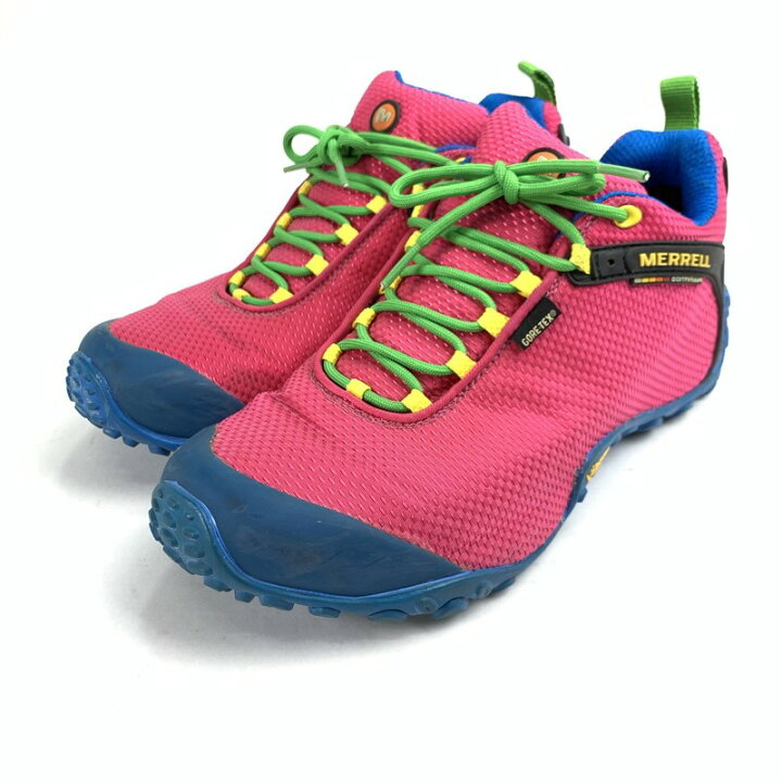 楽天市場 中古 メンズ Merrell メレル 5645 Chameleon Ii Storm Gore Tex Xcr カメレオン2ストームゴアテックス アウトドア 登山 マウンテンシューズ サイズ 27 5cm カラー ピンク 青 ブルー 万代net店 万代net店
