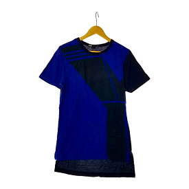 【中古】【メンズ】Y-3 T-shirt ワイスリー 半袖Tシャツ サイズ：S カラー：ブルー/ブラック 万代Net店