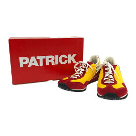 【中古】【メンズ】PATRICK MARATHON KC-615 パトリック マラソン ローカットスニーカー 靴 サイズ：41 カラー：レッド/イエロー 万代Net店