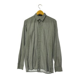 【中古】【メンズ】KRISVANASSCHE Long sleeve shirt クリス・ヴァン・アッシュ シャツ サイズ：48 カラー：グレー 万代Net店
