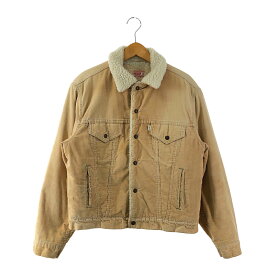 【中古】【メンズ】LEVI'S 70's CORDUROY BOA LUNCH JACKET VINTAGE リーバイス 70年代 コーデュロイ ボアランチジャケット ヴィンテージ アウター サイズ： 万代Net店