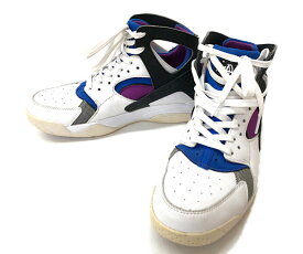 【中古】【メンズ】NIKE AIR FLIGHT HUARACHE 6203-10086 ナイキ エアフライト ハラチ スニーカー シューズ 靴 サイズ：27.0cm US 9 カラー：ホワイト/ブルー/パープル 万代Net店