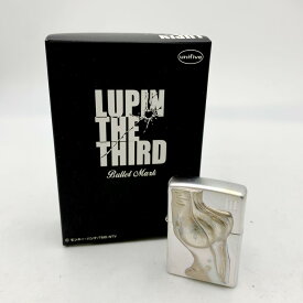 【中古】【メンズ/レディース】ZIPPO BULLET MARK LUPIN THE THIRD ジッポー ルパン三世 峰不二子 オイルライター 喫煙具 サイズ：約55×35×12mm カラー：シルバ 万代Net店