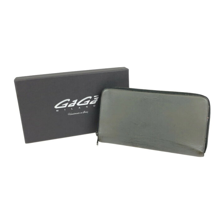 楽天市場】【中古】【メンズ】GAGA MILANO ROUND ZIPPER WALLET  
