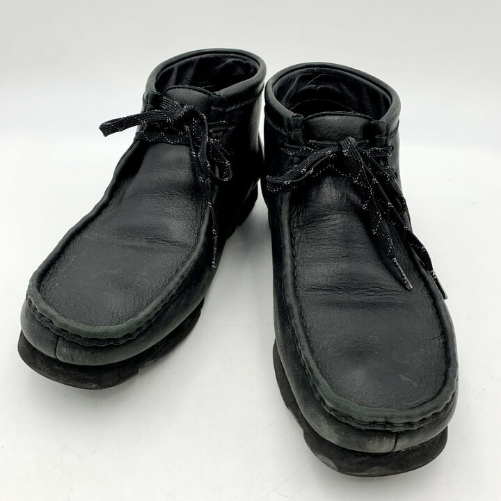 楽天市場】【中古】【メンズ】CLARKS BLACK LEATHER WALLABEE BT GORE 