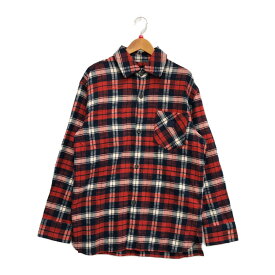 【中古】【メンズ】Acne Studios アクネ ストゥディオズ CB0017 2020 FACE CHECK SHIRT 長袖シャツ チェックシャツ トップス サイズ：M カラー：レッド 赤 万代Net店