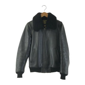 【中古】【メンズ】WACKOMARIA G-1 LEATHER JACKET ワコマリア G-1 レザージャケット アウター 牛革 サイズ：M カラー：ブラック 万代Net店