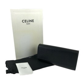 【中古】【レディース】CELINE グレインドカーフスキン ラージフラップウォレット 10B563BEL セリーヌ ロングウォレット 二つ折り長財布 サイズ：約9×19×4cm カラー：ブラック 万代Net店