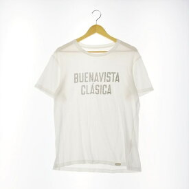 【中古】【メンズ】BUENA VISTA PRINT T-SHIRT ブエナビスタ Tシャツ ティーシャツ サイズ：M カラー：ホワイト 万代Net店