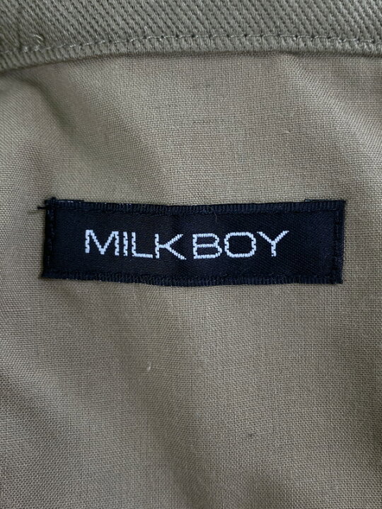 楽天市場】【中古】【メンズ】MILKBOY ZIP PANTS 20223108 ミルクボーイ ジップ パンツ ワイドシルエットパンツ ボトムス サイズ:表記なし 下記参照 カラー:ベージュ 万代Net店 : 万代Net店