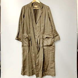 【中古】【レディース】Nigel Cabourn 8040-08-00010 ナイジェル・ケーボン リネンシャツコート アウター サイズ：6 カラー：グレー 万代Net店