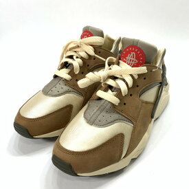 【美中古品】【メンズ/レディース】NIKE×STUSSY ナイキ×ステューシー DD1381-200 AIR HUARACHE LE DESERT OAK ナイキ エア ハラチ LE "ステューシー" デザート オーク サイズ：26cm カラー：ブラウン 茶 160-230312-gm-8-fuz 万代Net店