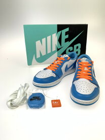 【中古】【メンズ】NIKE SB × ERIC COSTON AIR JORDAN 1 LOW QS UNC CJ7891-401 ナイキ スケートボーディング エリックコストン エアジョーダン1 ロー ノースカロライナ スニーカー 靴 サイズ：26.5cm US 8.5 カラー：DK POWDER BLUE/DK POWDER BLUE 万代Net店